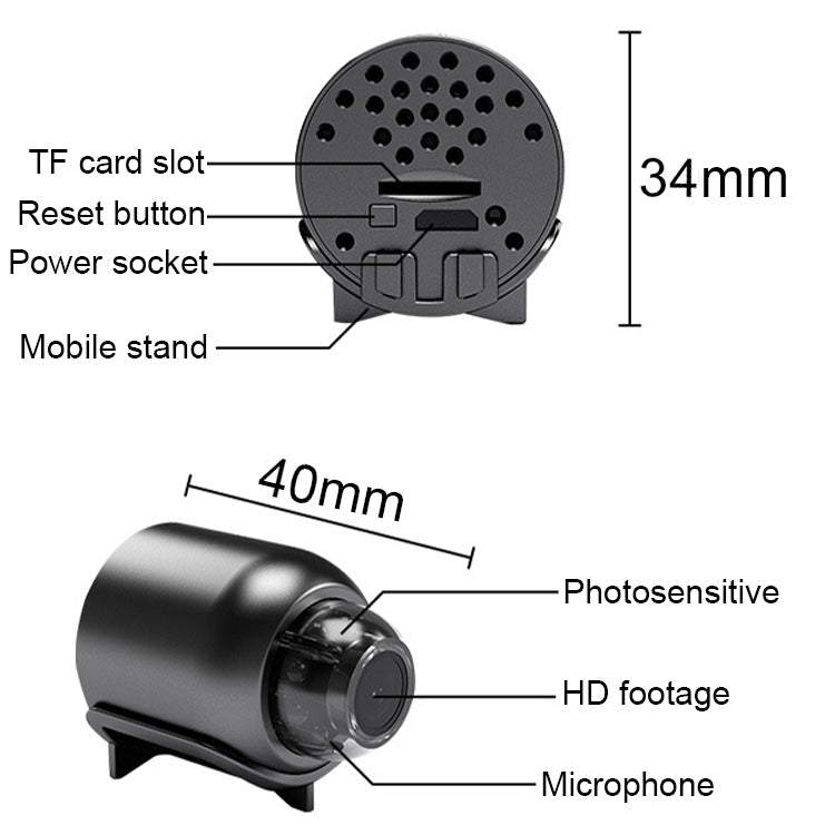 2 Million Pixel HD Home Smart WIFI Remote Mini 1080P Surveillance Camera, X5, X5+32G, X5+64G, X5+128G 2 Million Pixel HD Home Smart WIFI Remote Mini 1080P Surveillance Camera, X5, X5+32G, X5+64G, X5+128G
